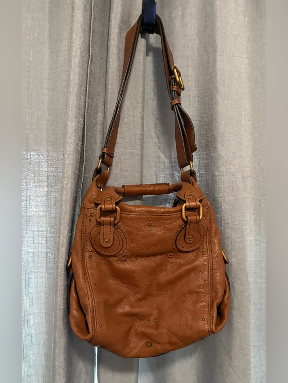 Authentic Vintage Chloé Paddington Leather Satchel Bag – Tan/Cognac - Picture 3 of 15